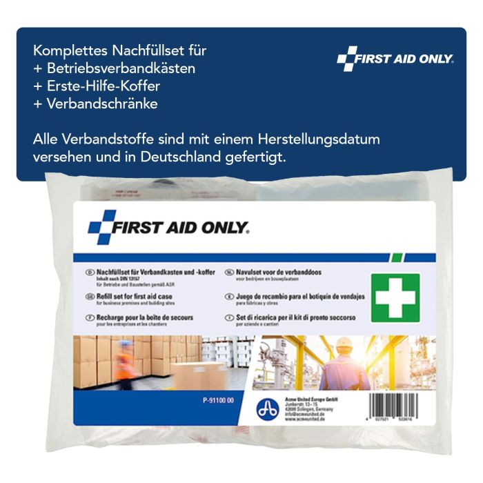 Nachfüllset DIN 13157 für Verbandkasten und -koffer