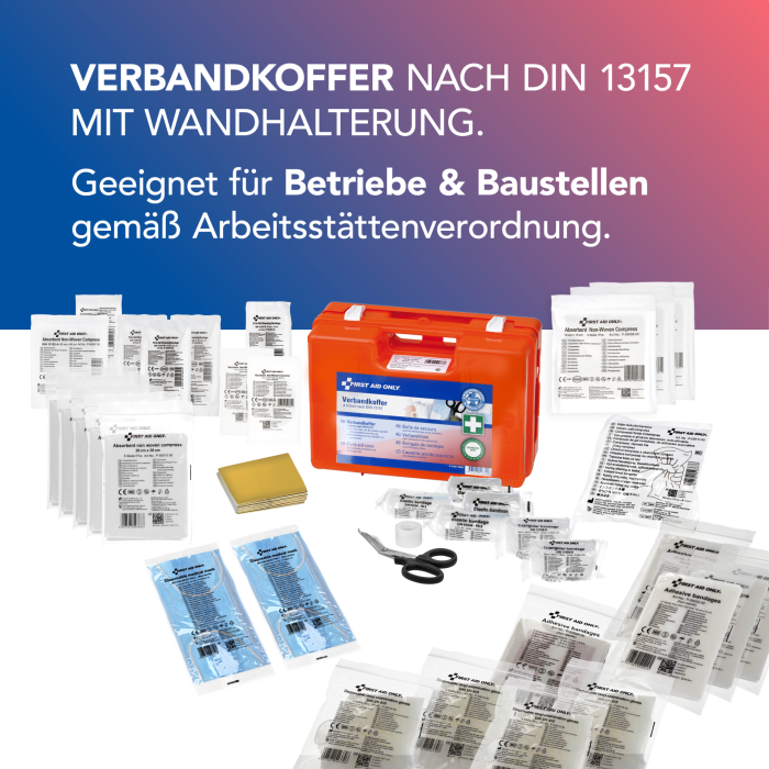 Erste-Hilfe-Kasten nach DIN 13157 für Betriebe und Baustellen