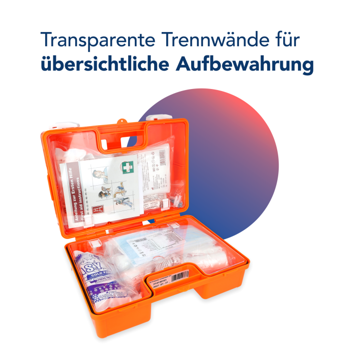 Erste-Hilfe-Kasten nach DIN 13157 für Betriebe und Baustellen