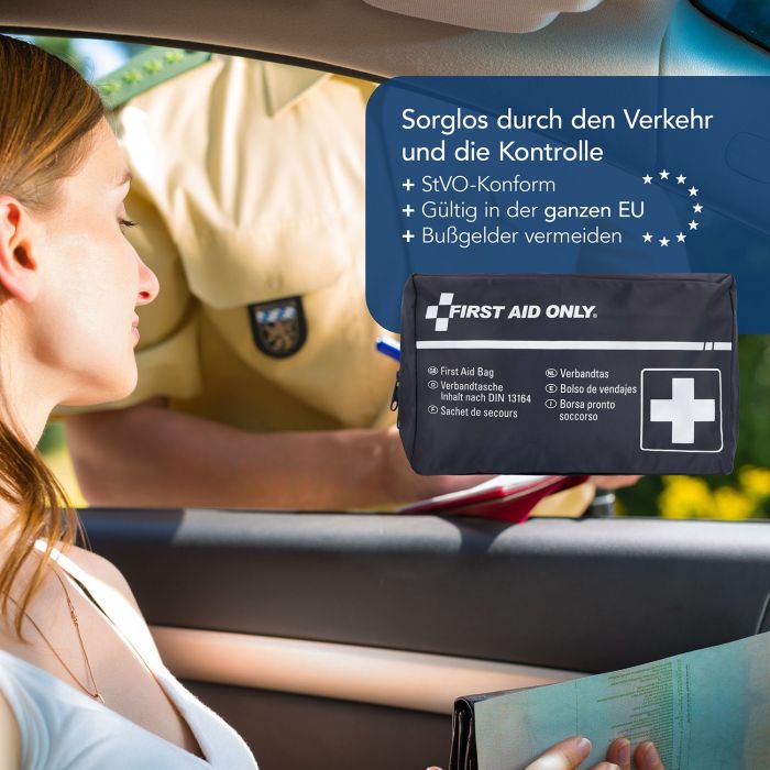 Erste-Hilfe-Tasche nach DIN 13164 für KFZ