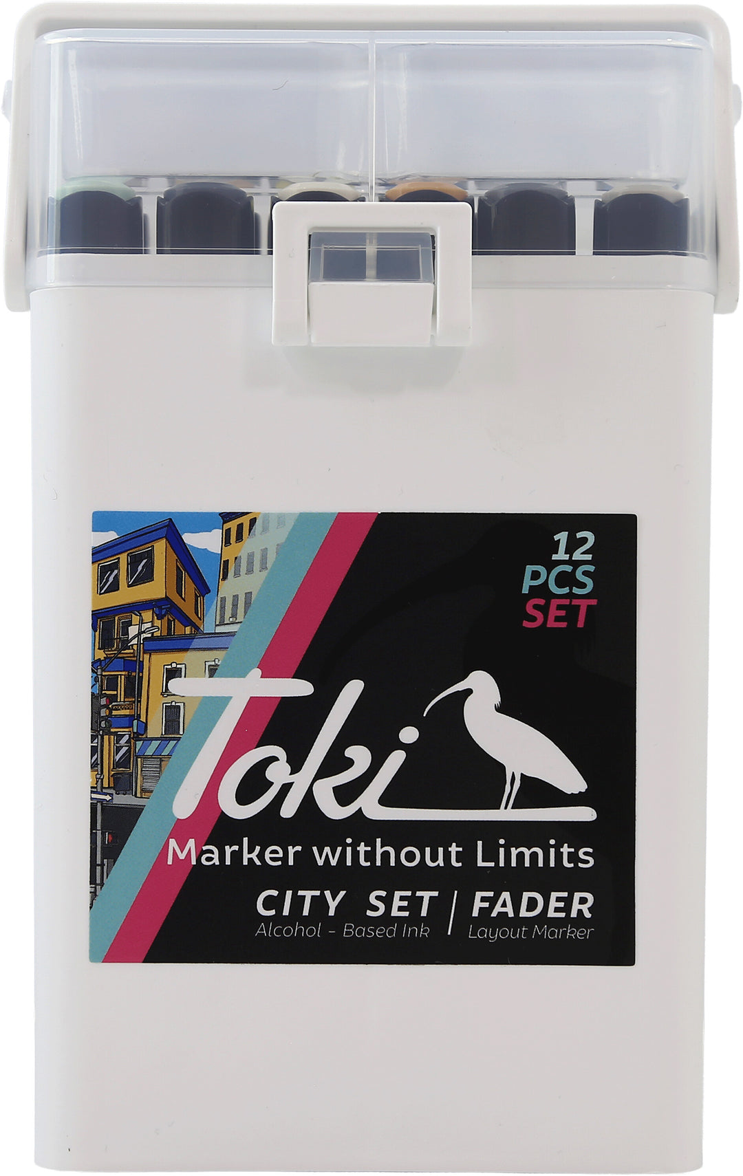 Toki Fader Marker 12er City Set