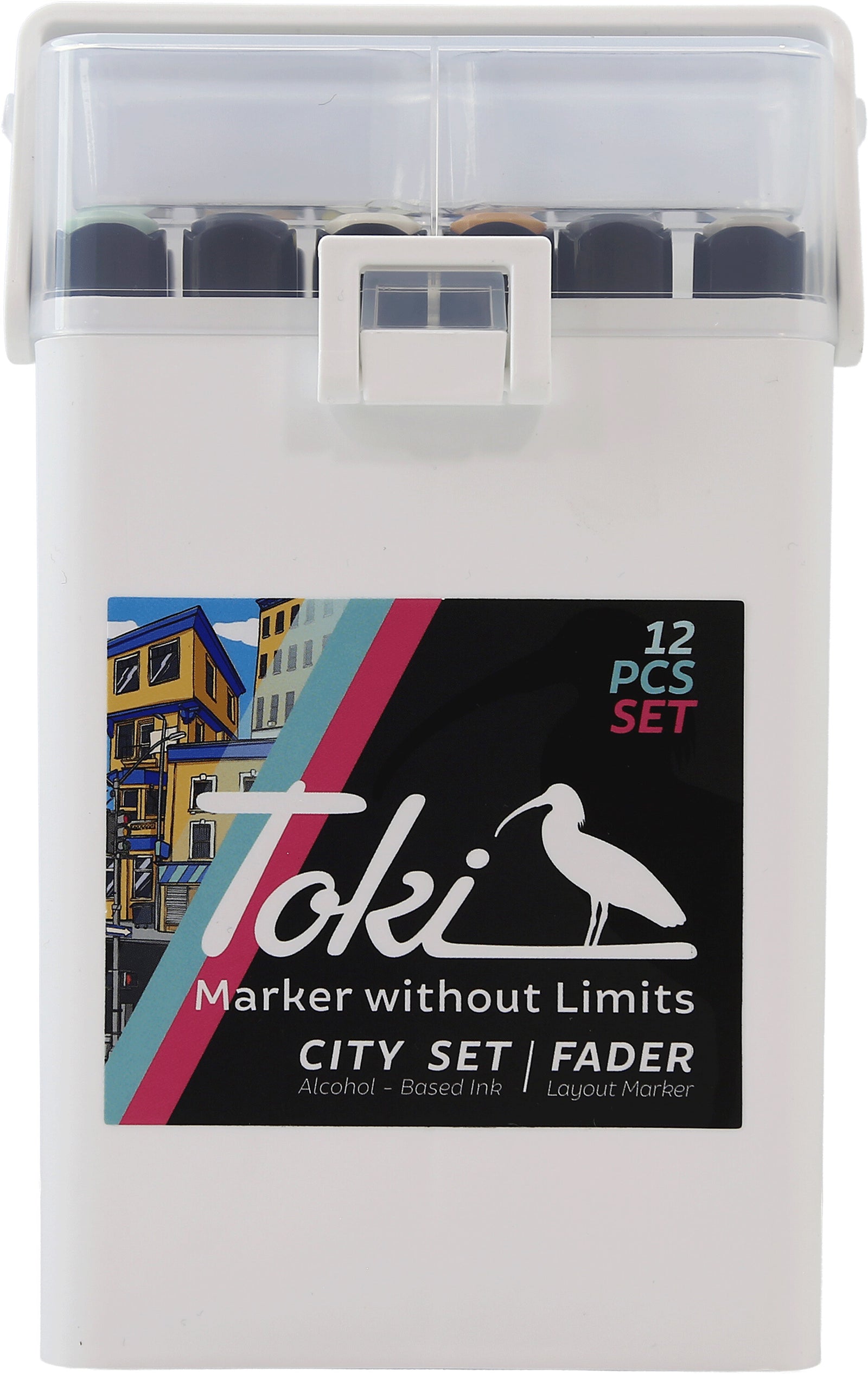 Toki Fader Marker 12er City Set