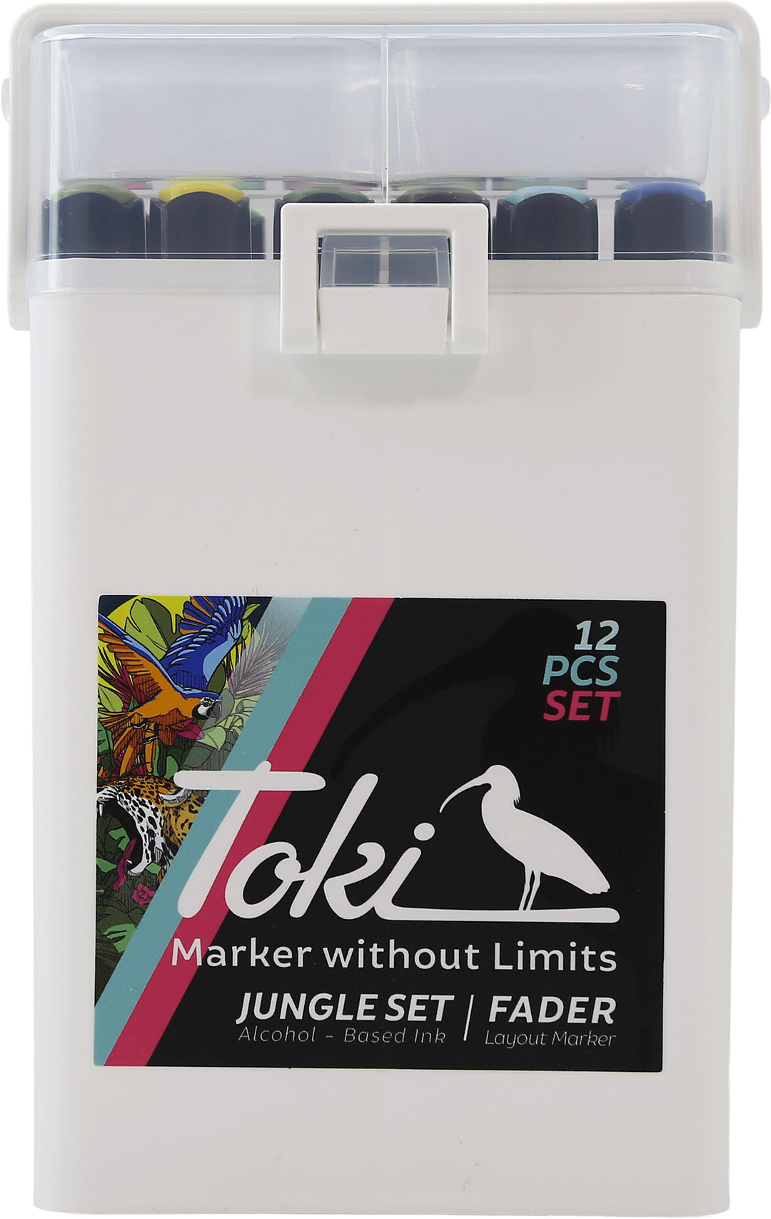 Toki Fader Marker 12er Jungle Set