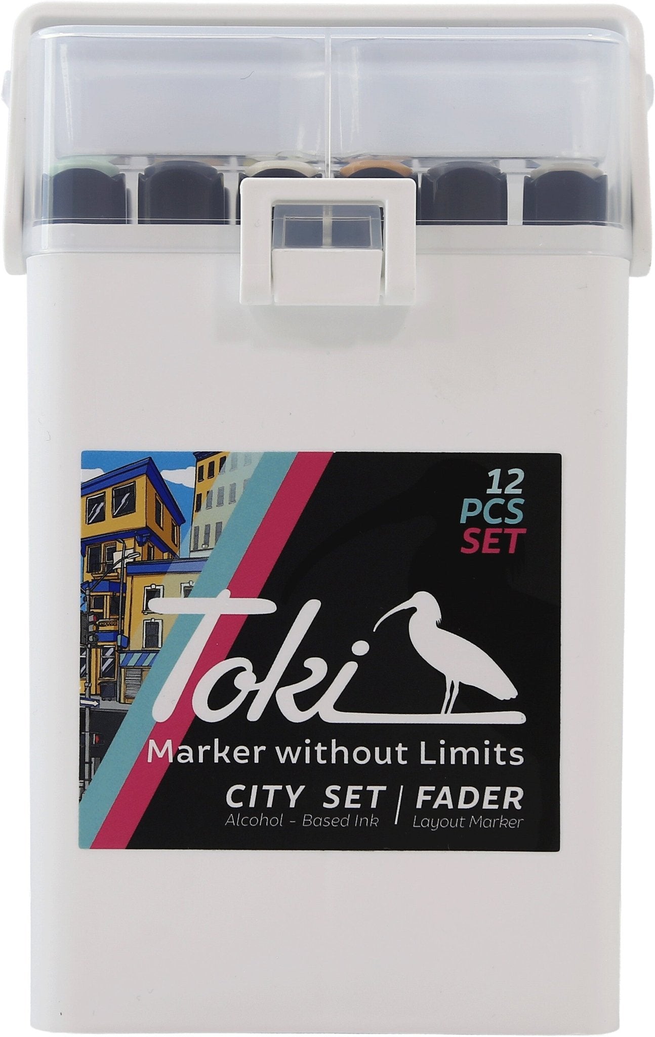 Toki Fader Marker 12er City Set - Kidis Art