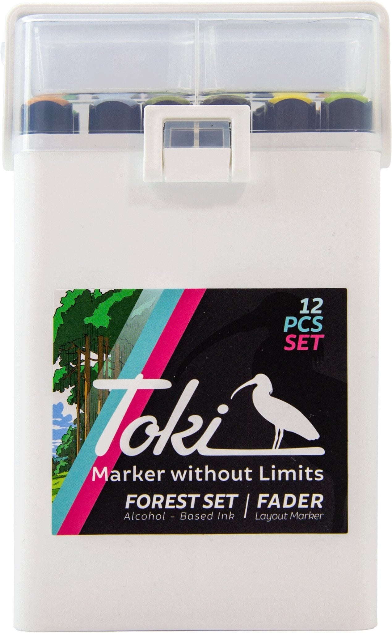 Toki Fader Marker 12er Forest Set - Kidis Art