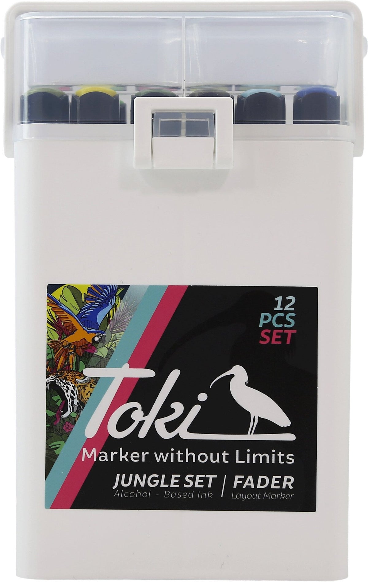 Toki Fader Marker 12er Jungle Set - Kidis Art