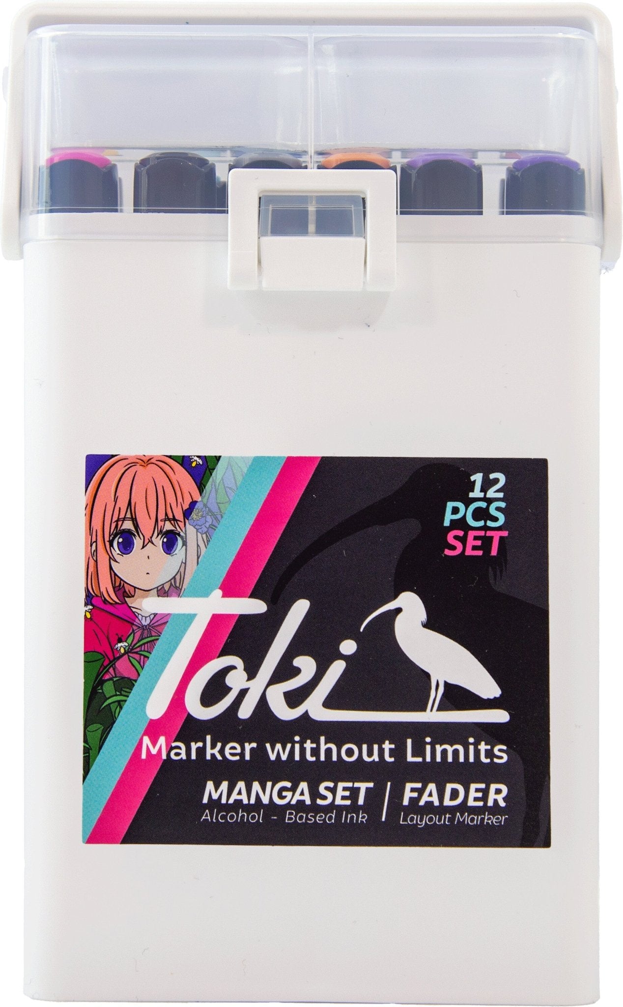 Toki Fader Marker 12er Manga Set - Kidis Art
