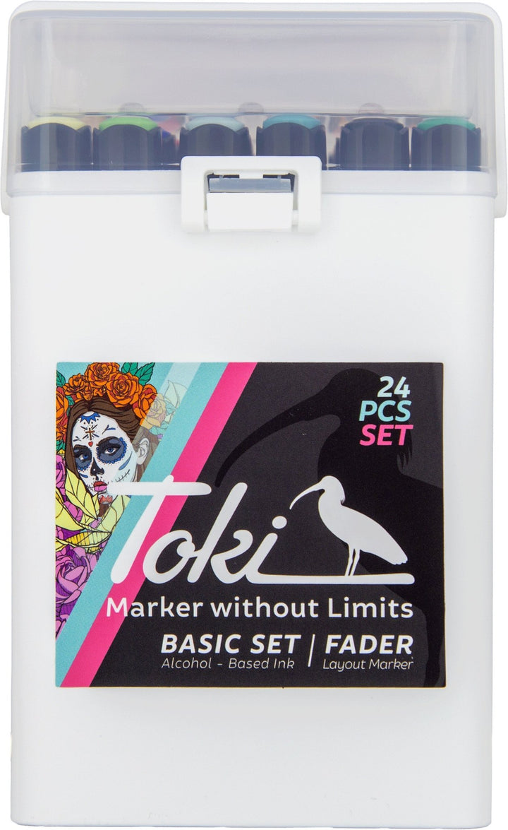 Toki Fader Marker 24er Basic Set - Kidis Art