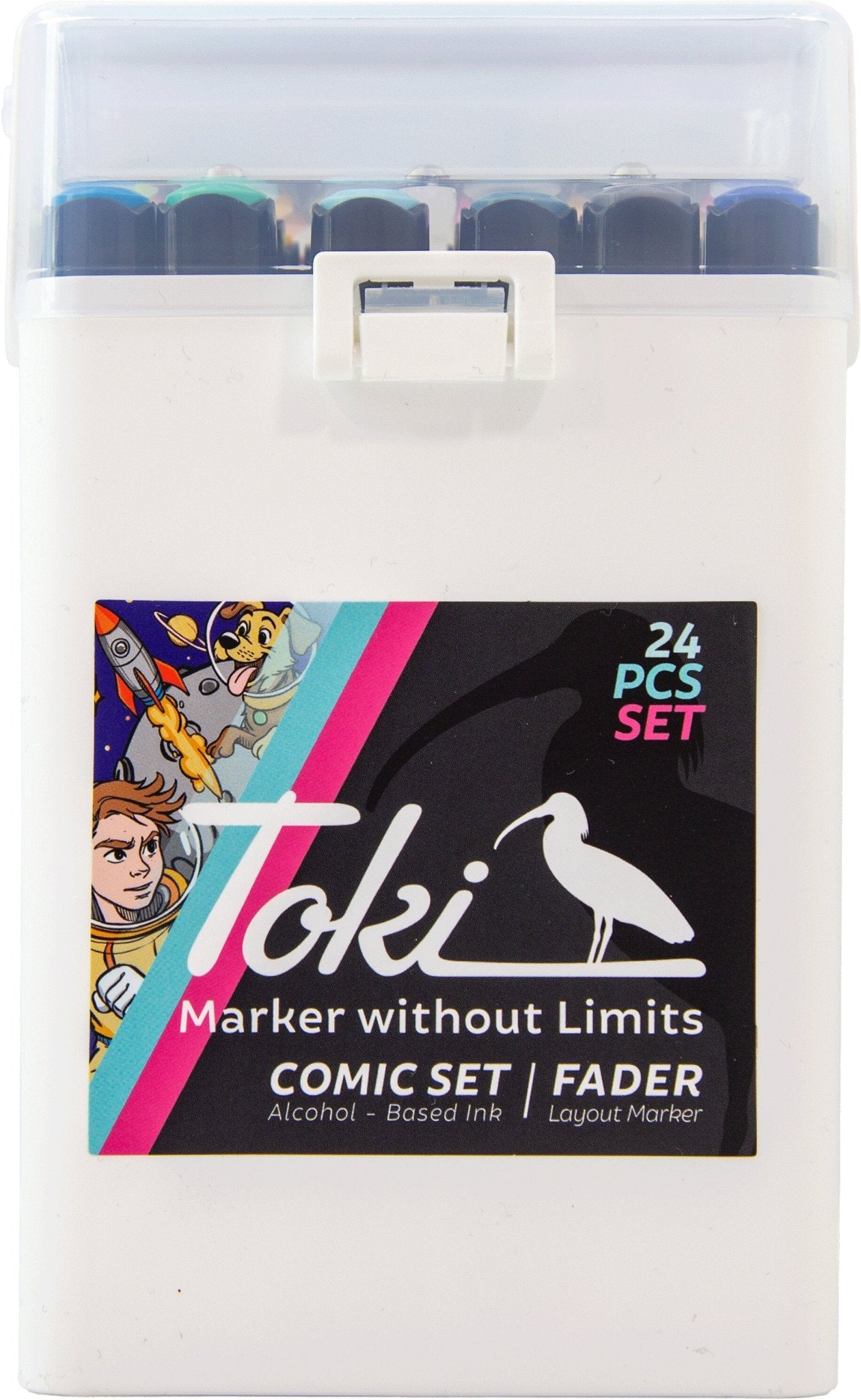 Toki Fader Marker 24er Comic Set - Kidis Art