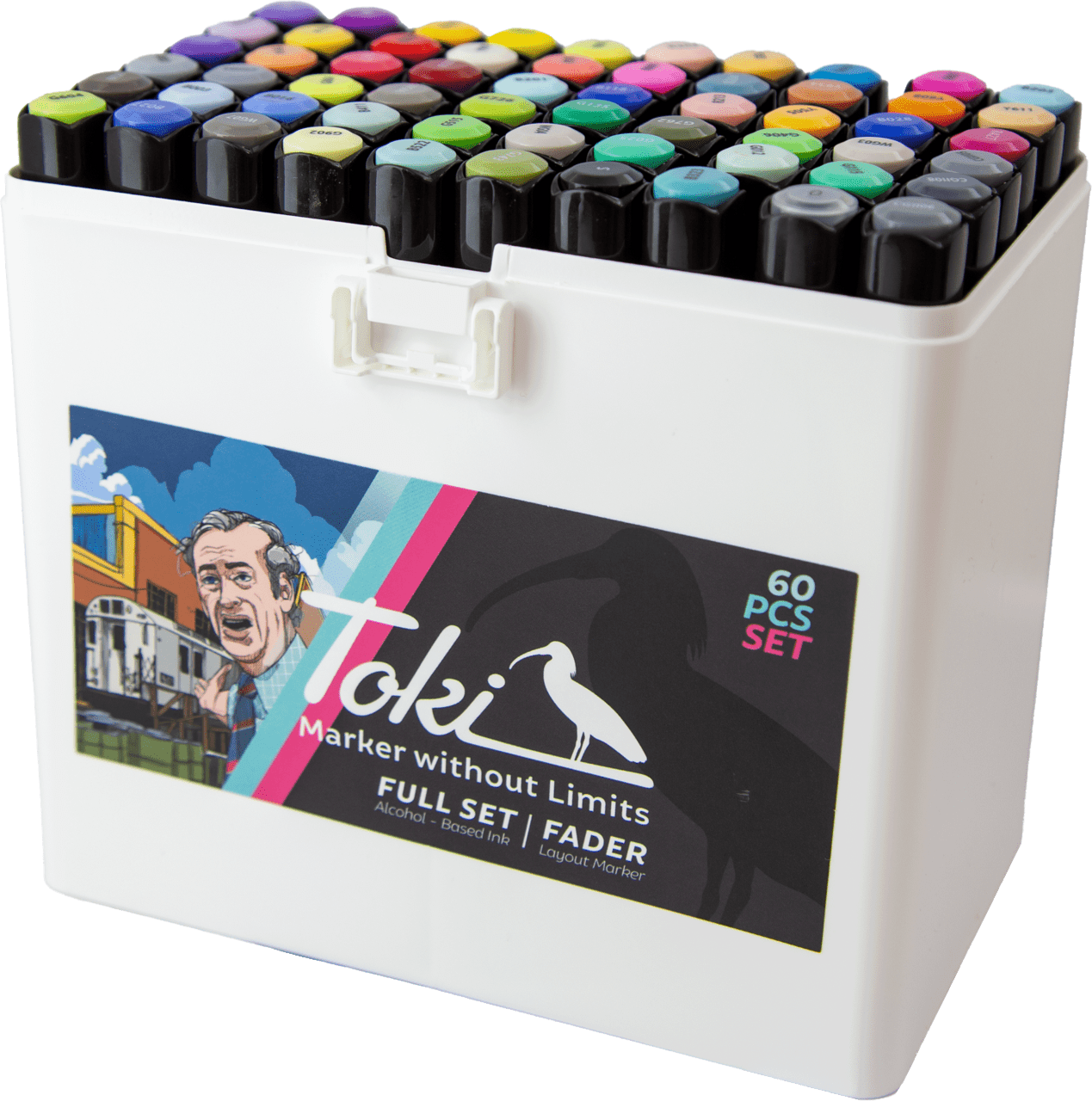 Toki Fader Marker 60er Full Set - Kidis Art