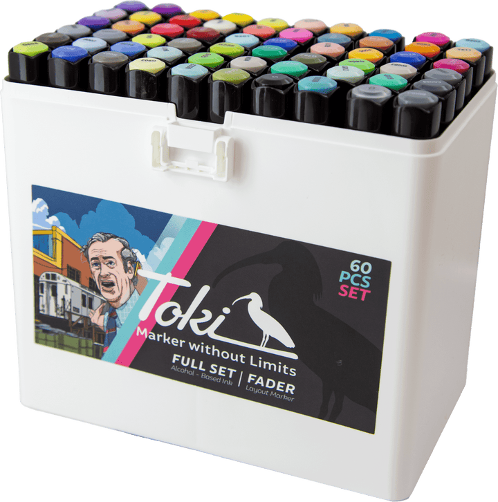 Toki Fader Marker 60er Full Set - Kidis Art