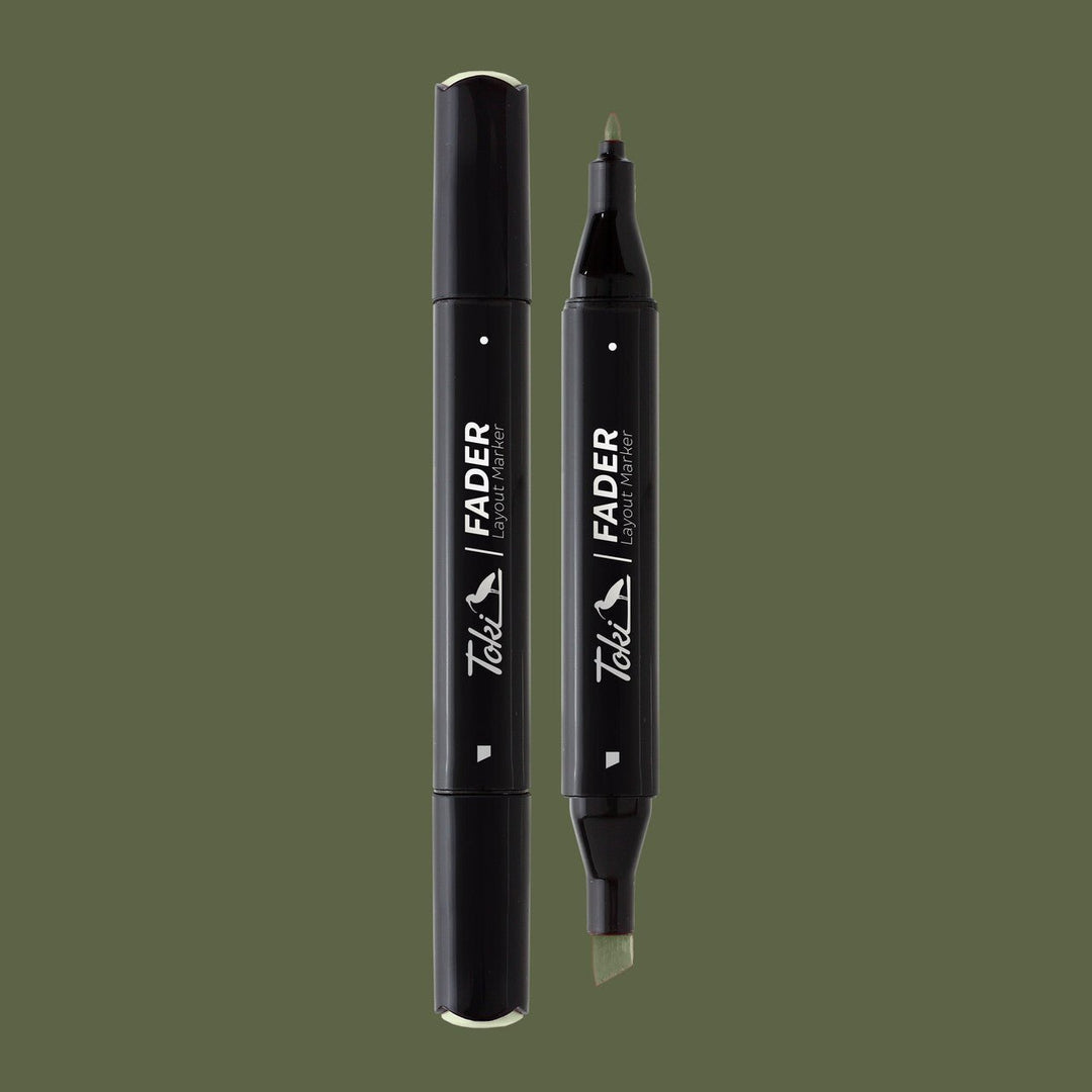 Toki Fader Marker G743 Olivine - Kidis Art