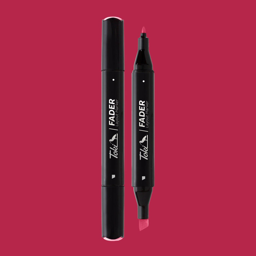 Toki Fader Marker R218 Geranium - Kidis Art