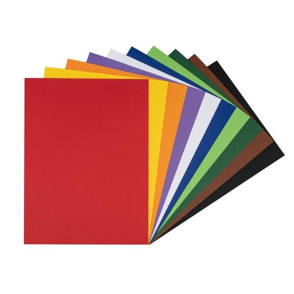 Tonpapiersortiment A4 100 Bl intensive 130g - Kidis Art