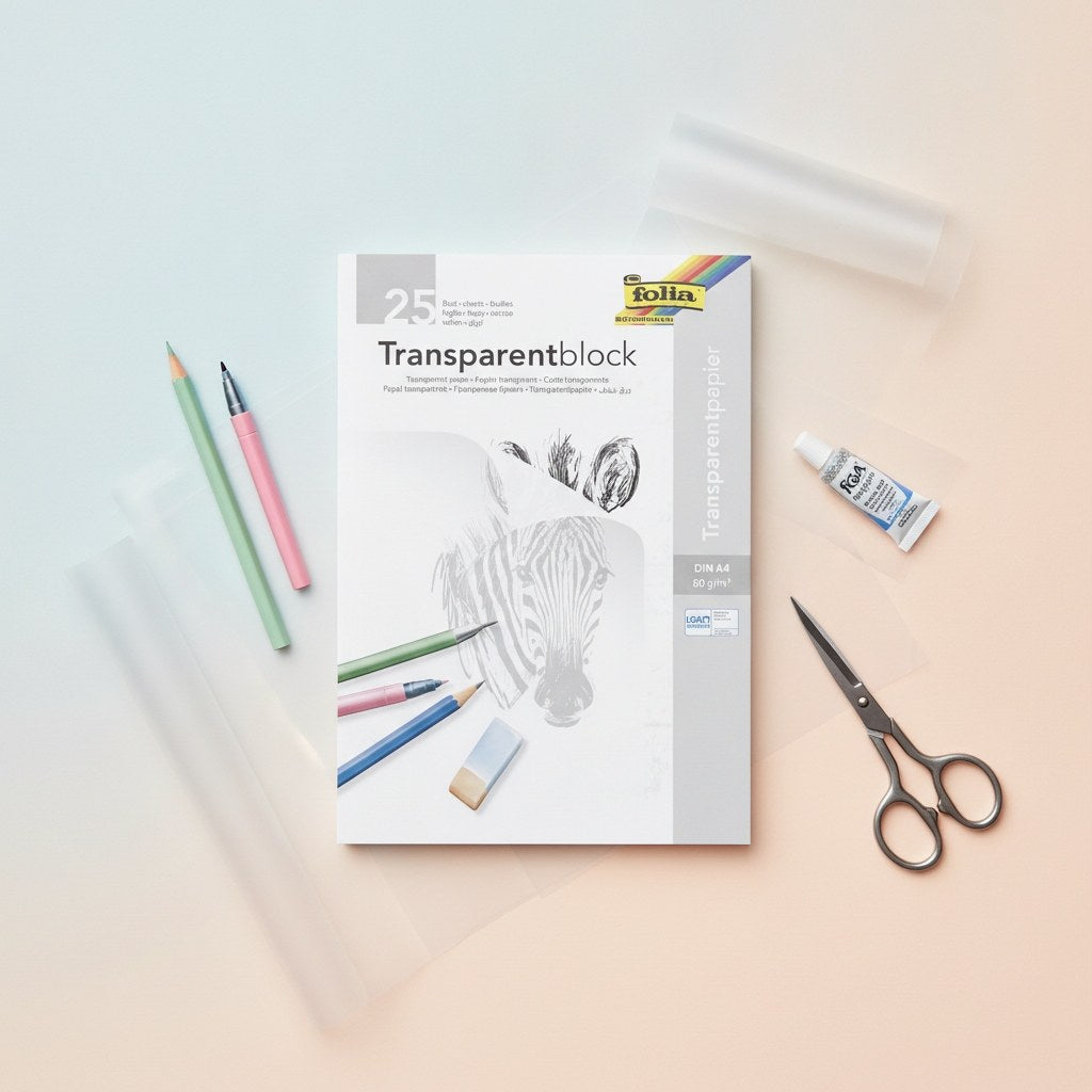 Transparentpapierblock 80g/m² - Kidis Art