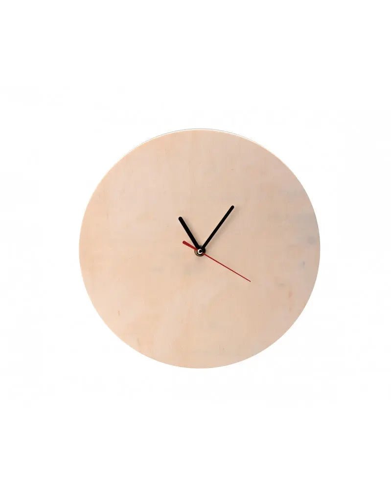 Uhr rund aus Holz 30cm, FSC - Kidis Art