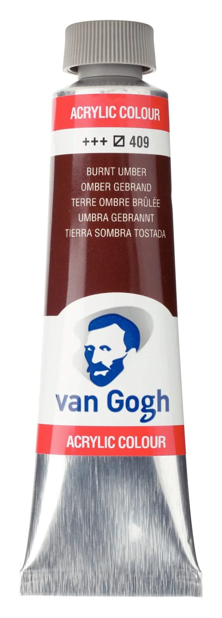 Van Gogh Acrylfarbe Tube 40 ml Umbra Gebrannt 409 - Kidis Art