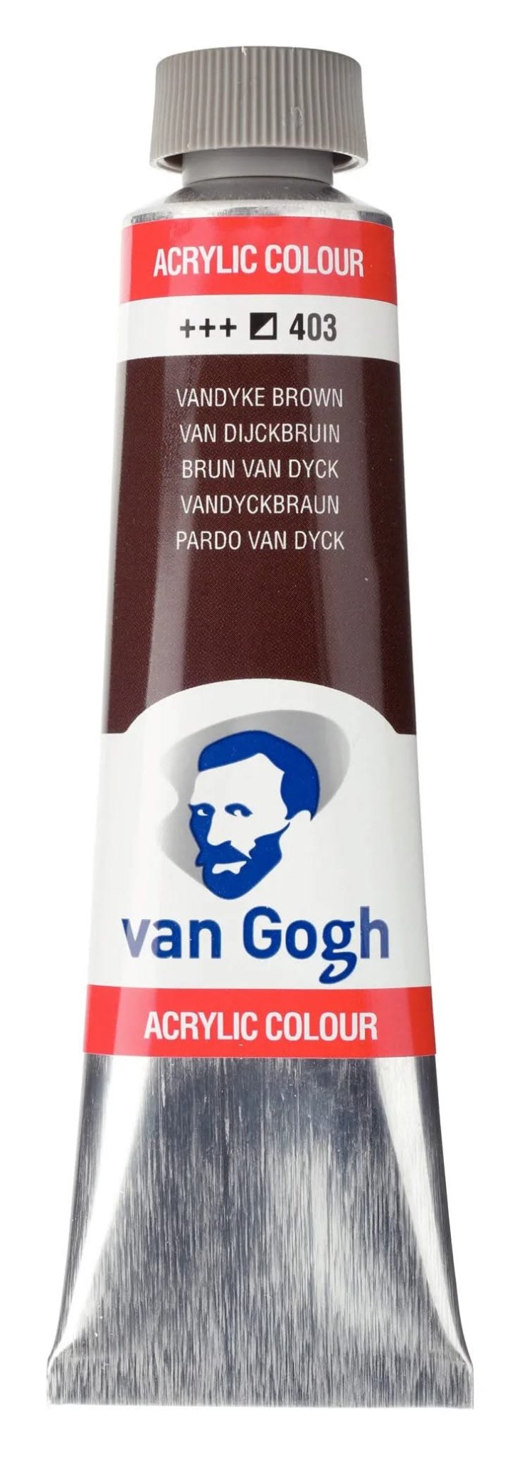 Van Gogh Acrylfarbe Tube 40 ml Vandyckbraun 403 - Kidis Art