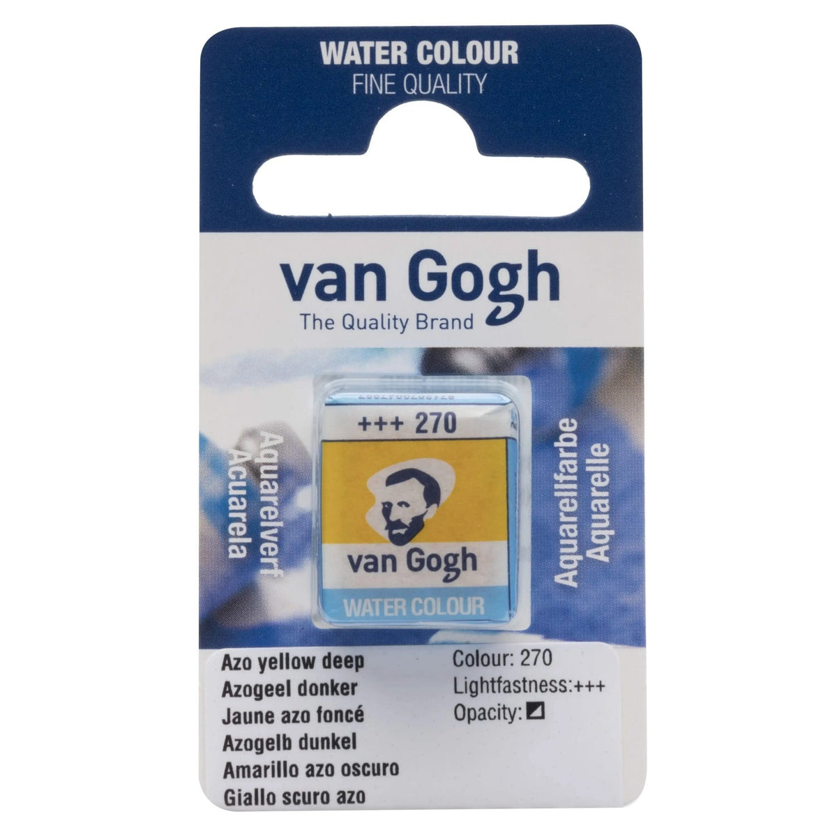 Van Gogh Aquarellfarbe Näpfchen Azogelb Dunkel 270 - Kidis Art