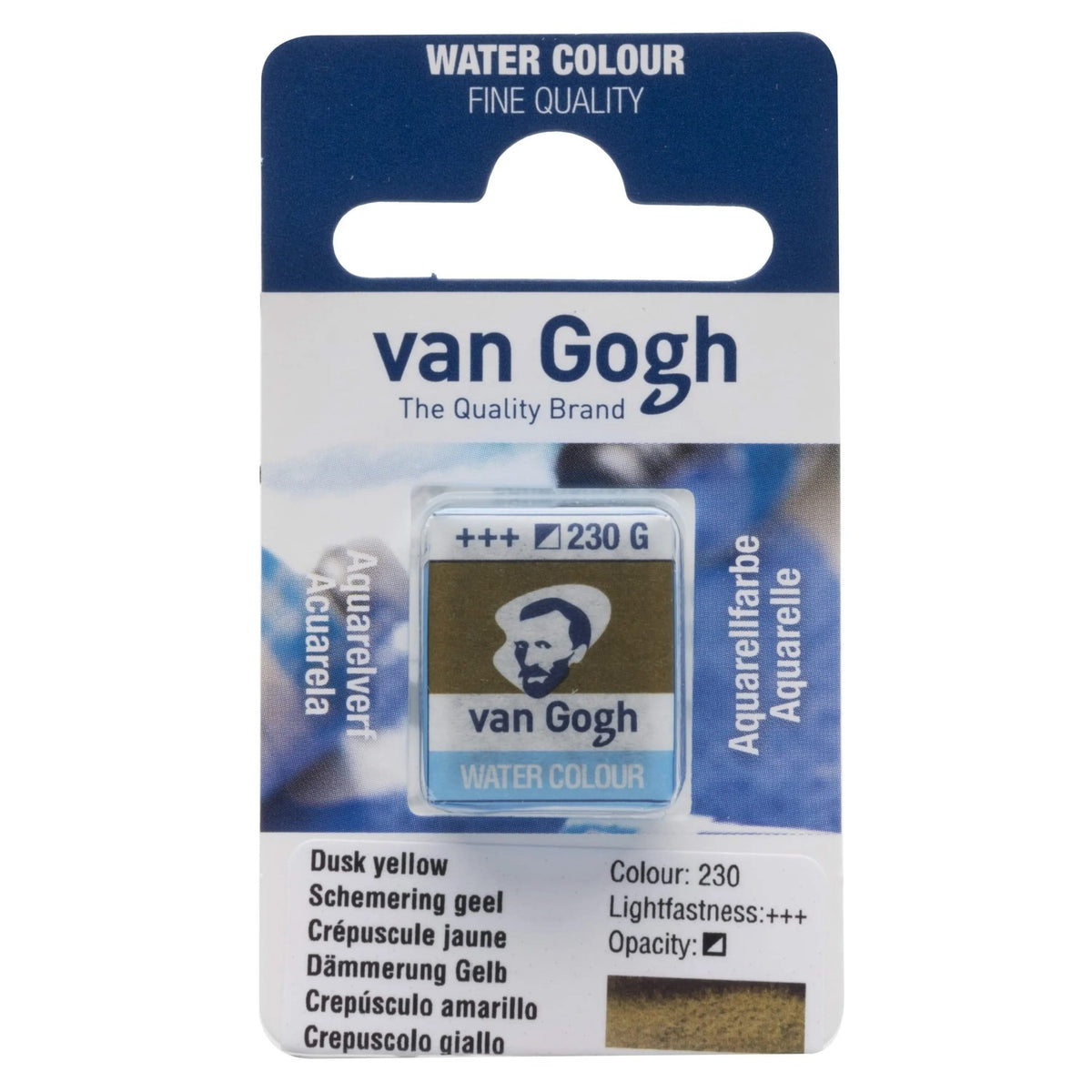 Van Gogh Aquarellfarbe Näpfchen Dämmerung Gelb 230 - Kidis Art