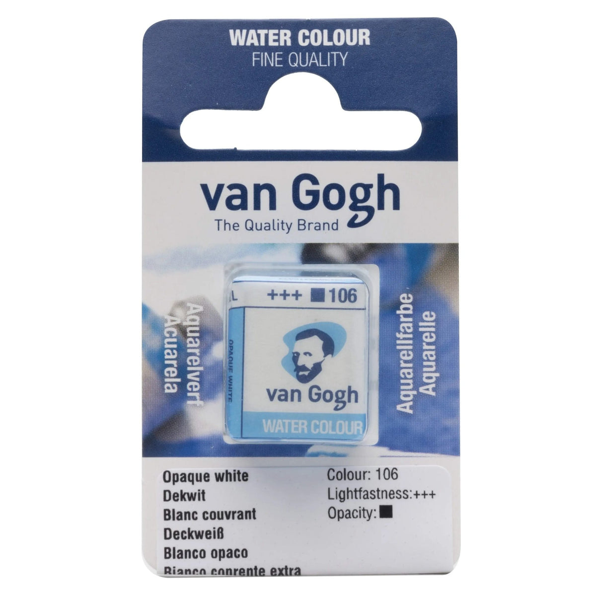 Van Gogh Aquarellfarbe Näpfchen Deckweiß 106 - Kidis Art