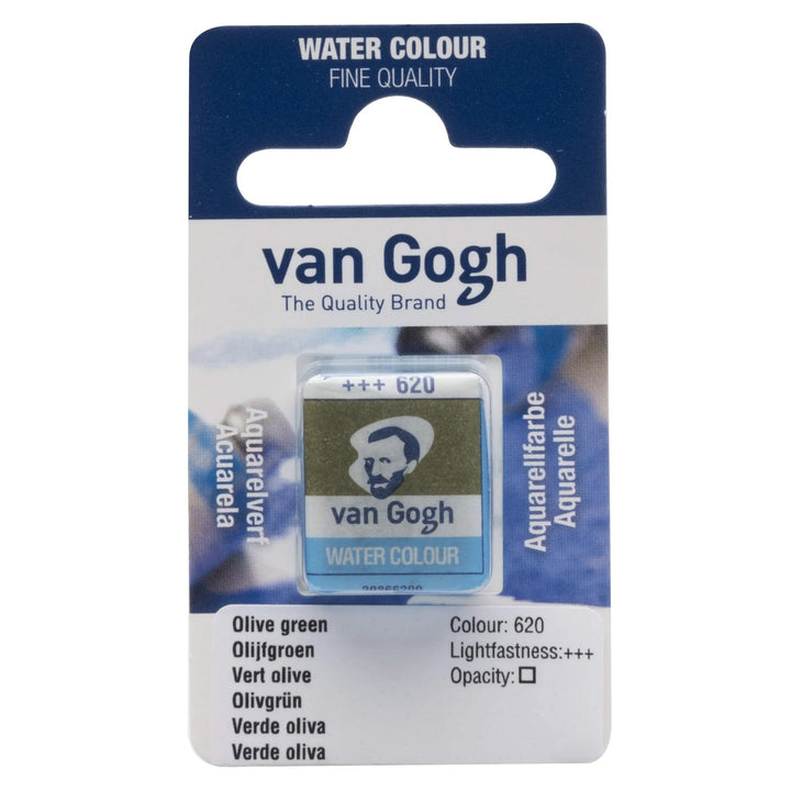 Van Gogh Aquarellfarbe Näpfchen Olivgrün 620 - Kidis Art