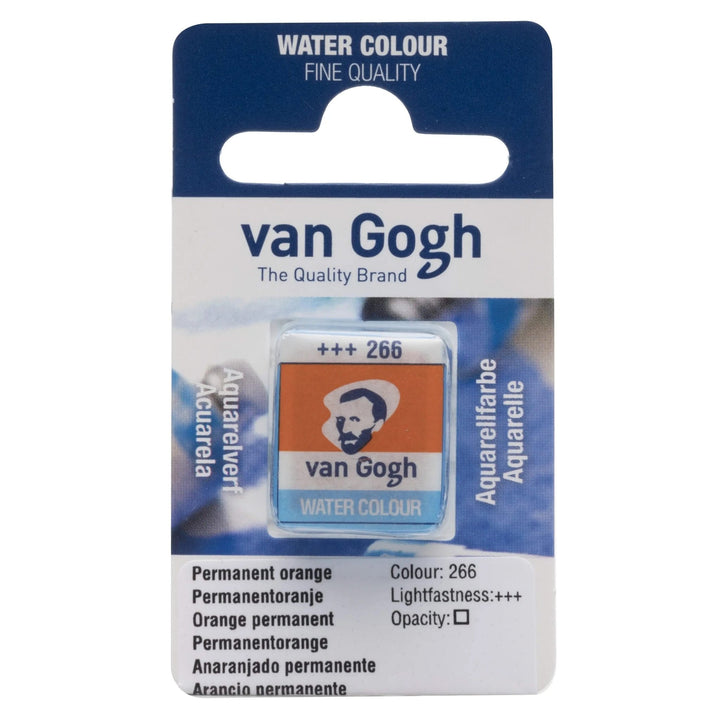 Van Gogh Aquarellfarbe Näpfchen Permanentorange 266 - Kidis Art