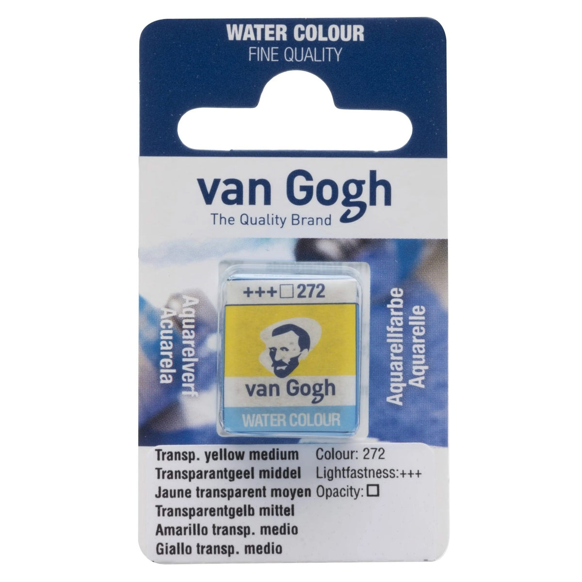 Van Gogh Aquarellfarbe Näpfchen Transparentgelb Mittel 272 - Kidis Art