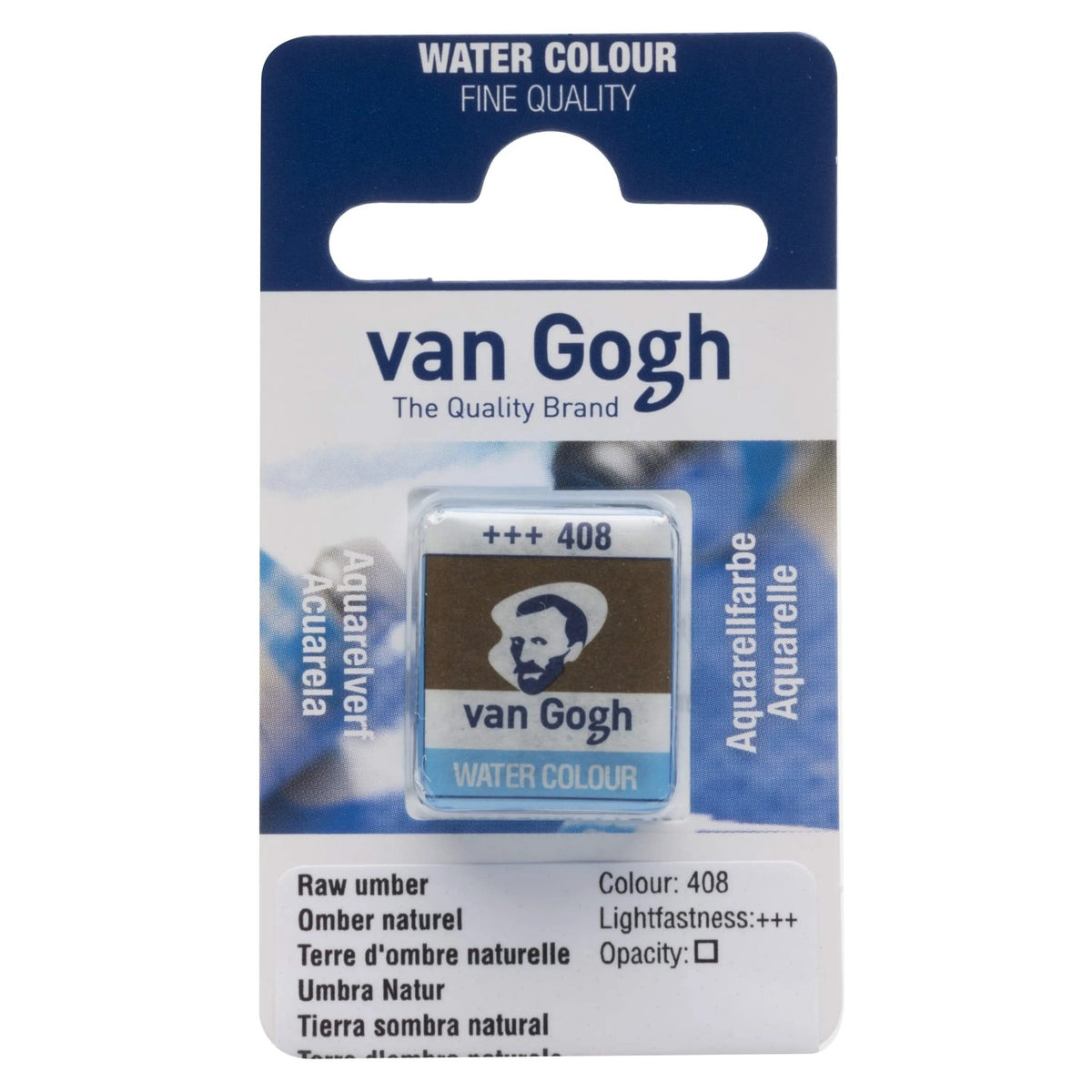 Van Gogh Aquarellfarbe Näpfchen Umbra Natur 408 - Kidis Art