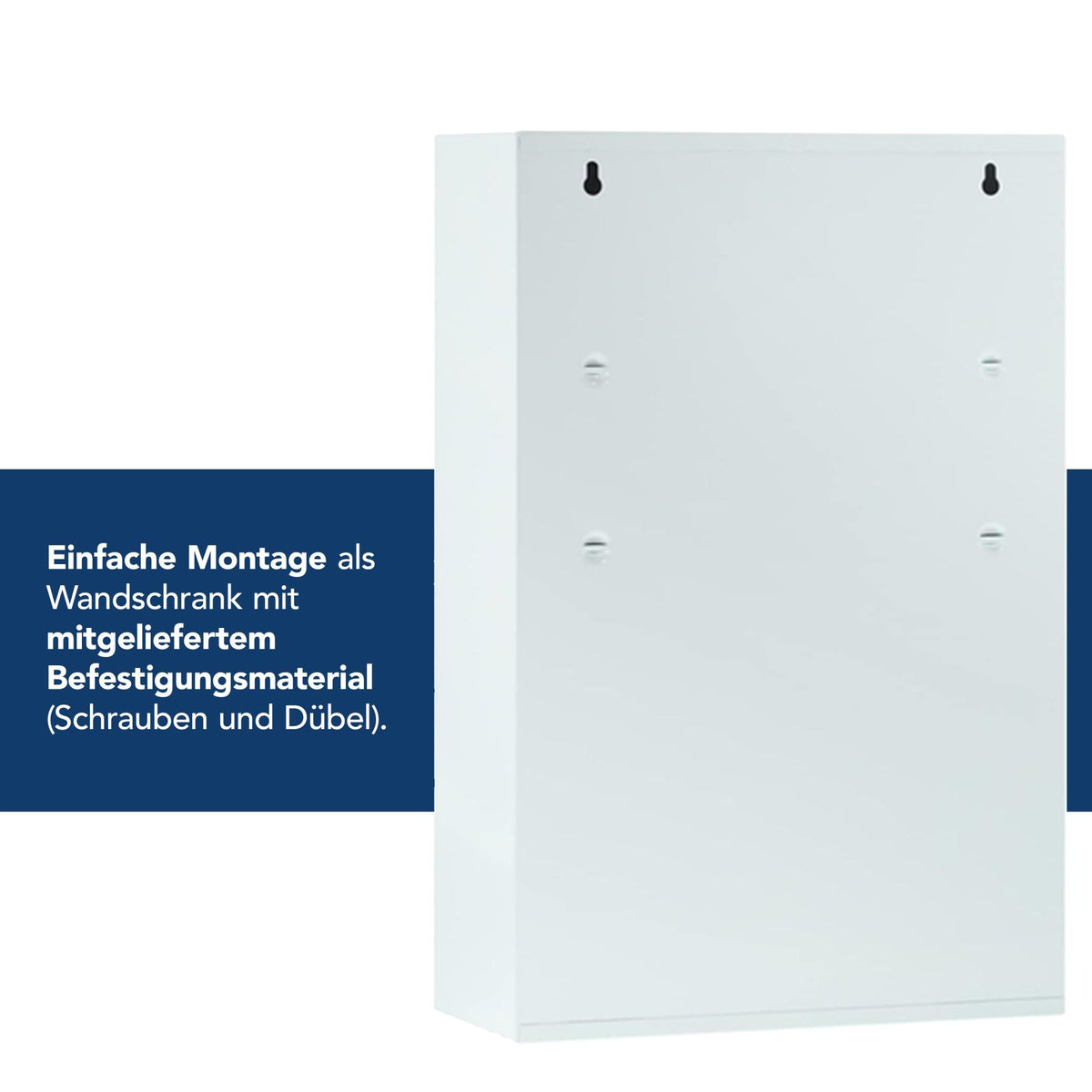 Verbandschrank DIN 13169 Weiß mit 3 Fächern - Kidis Art