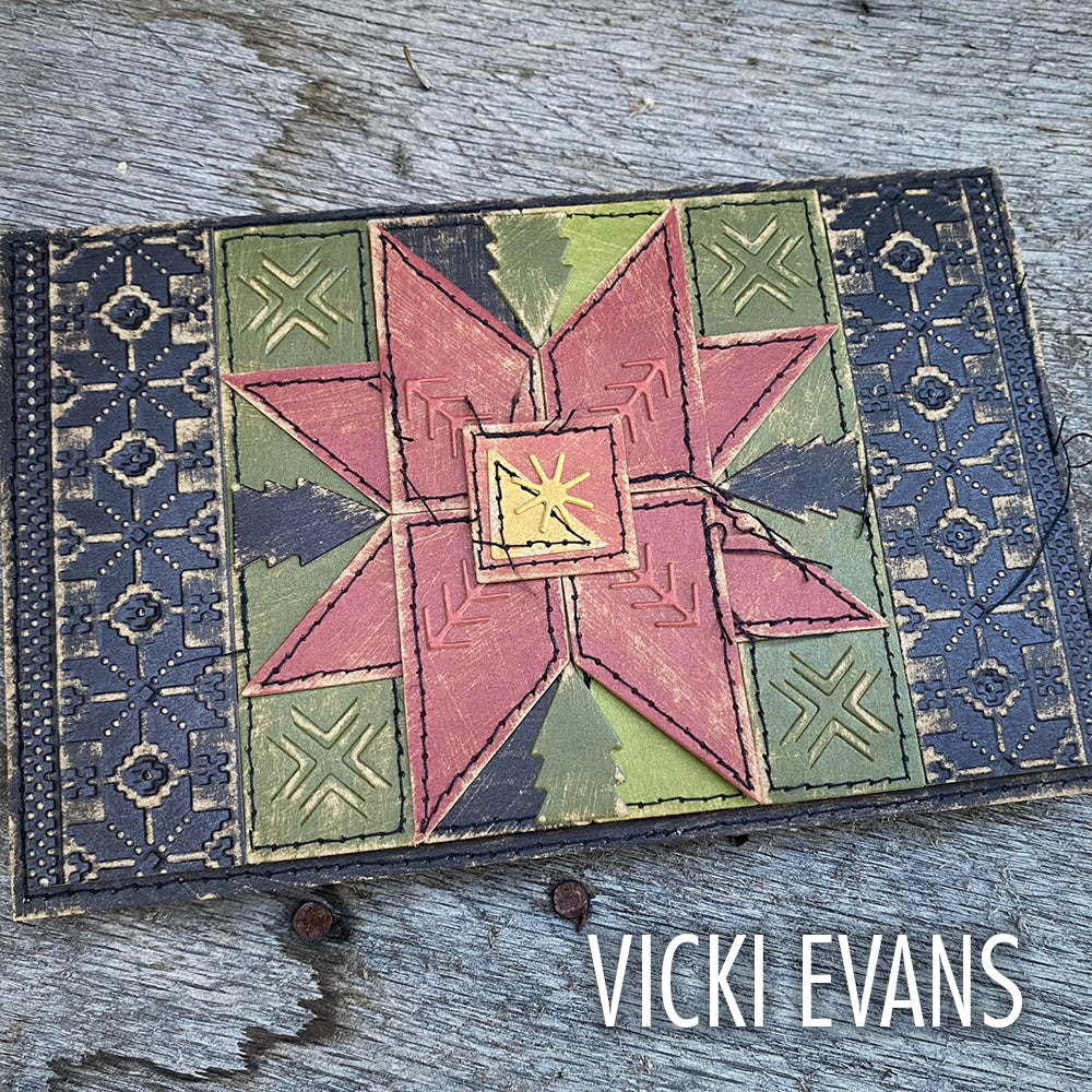 Multi-Level Texture Fades Prägefolder - Weihnachten by Tim Holtz