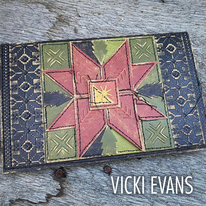 Multi-Level Texture Fades Prägefolder - Weihnachten by Tim Holtz