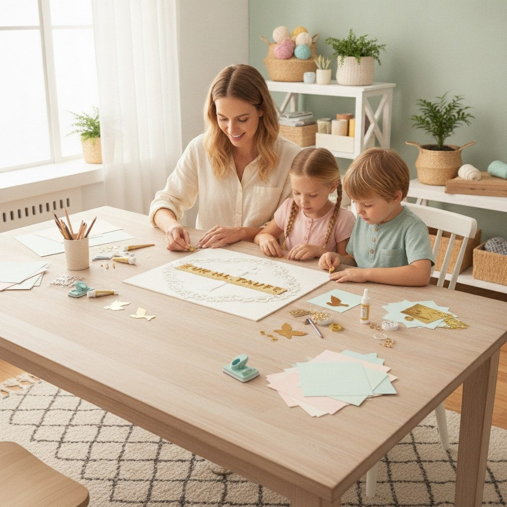 Wachsdekor " Heilige Taufe " gold - Kidis Art