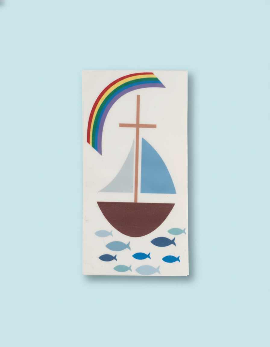 Wachsdekor Segelboot - Kidis Art