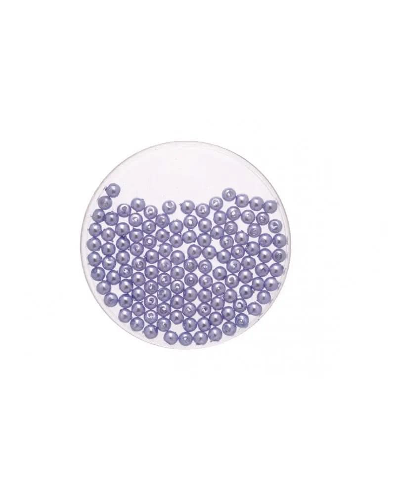 Wachsperlen blau 4mm 100St - Kidis Art