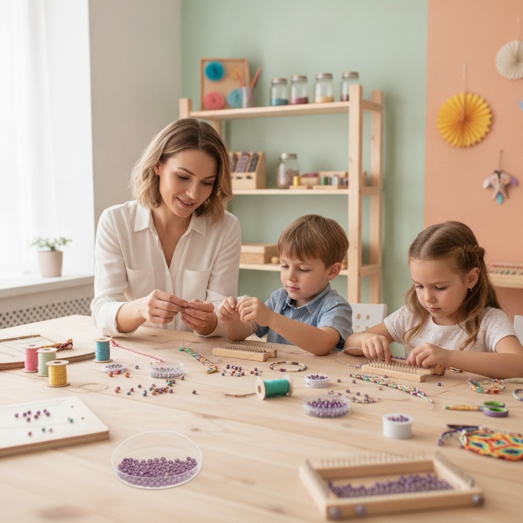 Wachsperlen lila 6mm 60St - Kidis Art