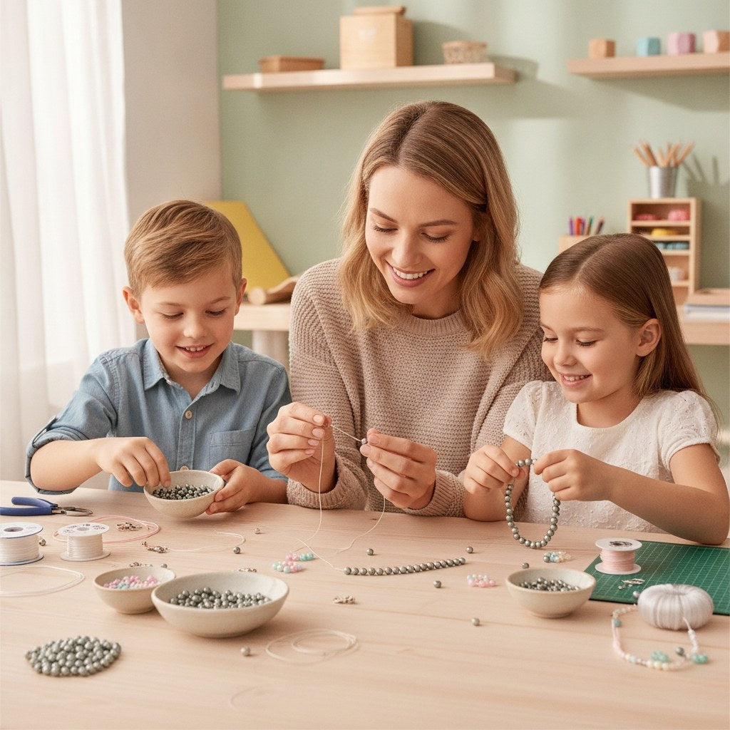 Wachsperlen tanne 6mm 60St - Kidis Art
