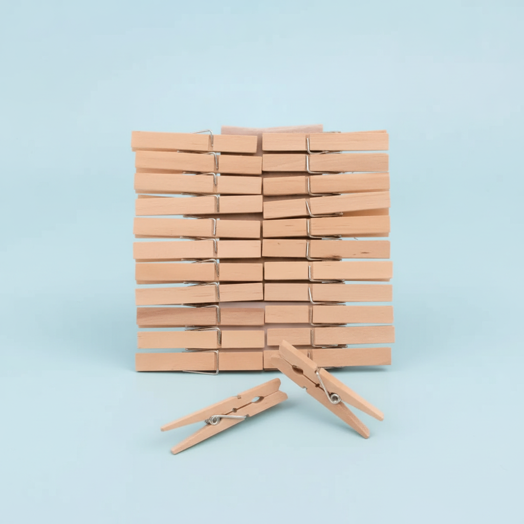Wäscheklammern Holz 72mm 100St - Kidis Art