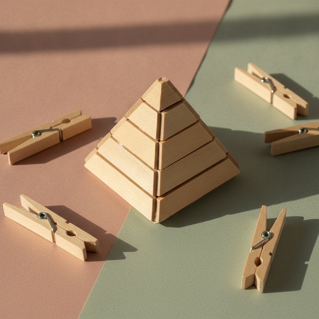 Wäscheklammern Holz 72mm 100St - Kidis Art