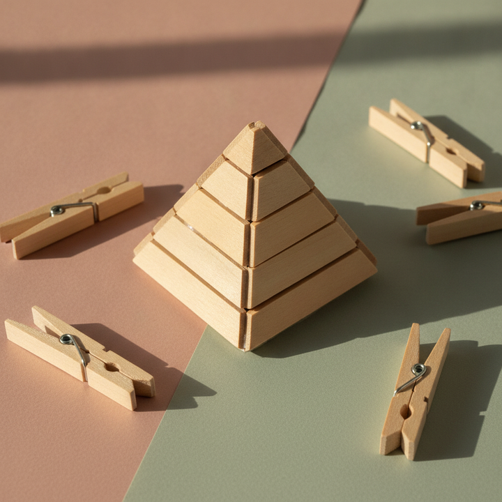 Wäscheklammern Holz 72mm 100St - Kidis Art