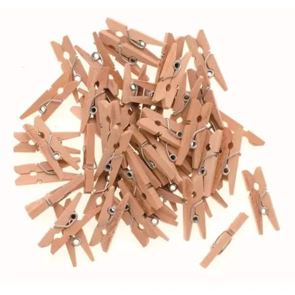 Wäscheklammern Holz 25mm 100St - Kidis Art