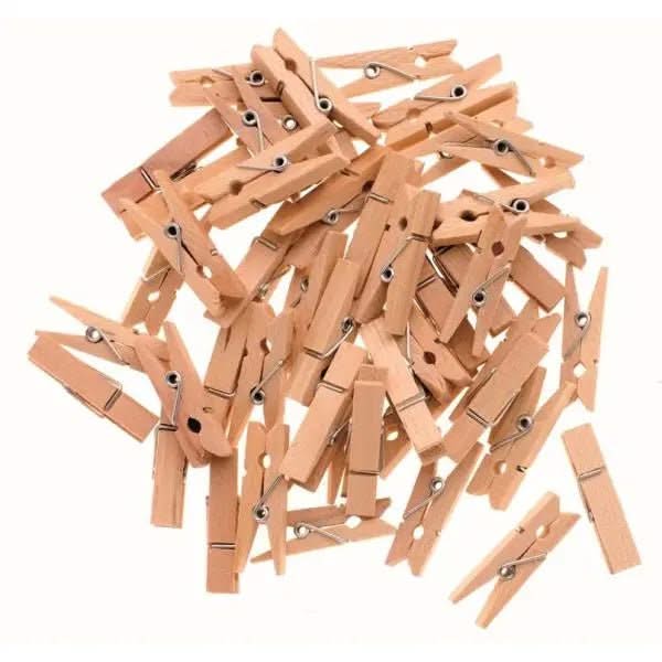 Wäscheklammern Holz 48mm 100St - Kidis Art