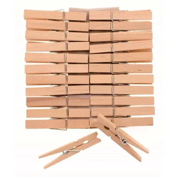 Wäscheklammern Holz 72mm 100St - Kidis Art