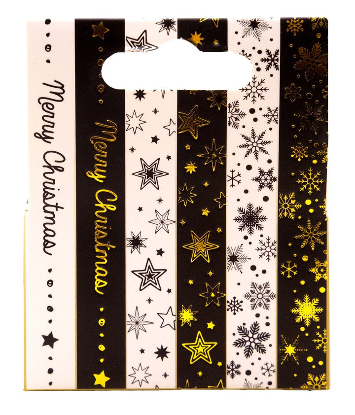 Washi tape Black/white Gold Essentials - Kidis Art