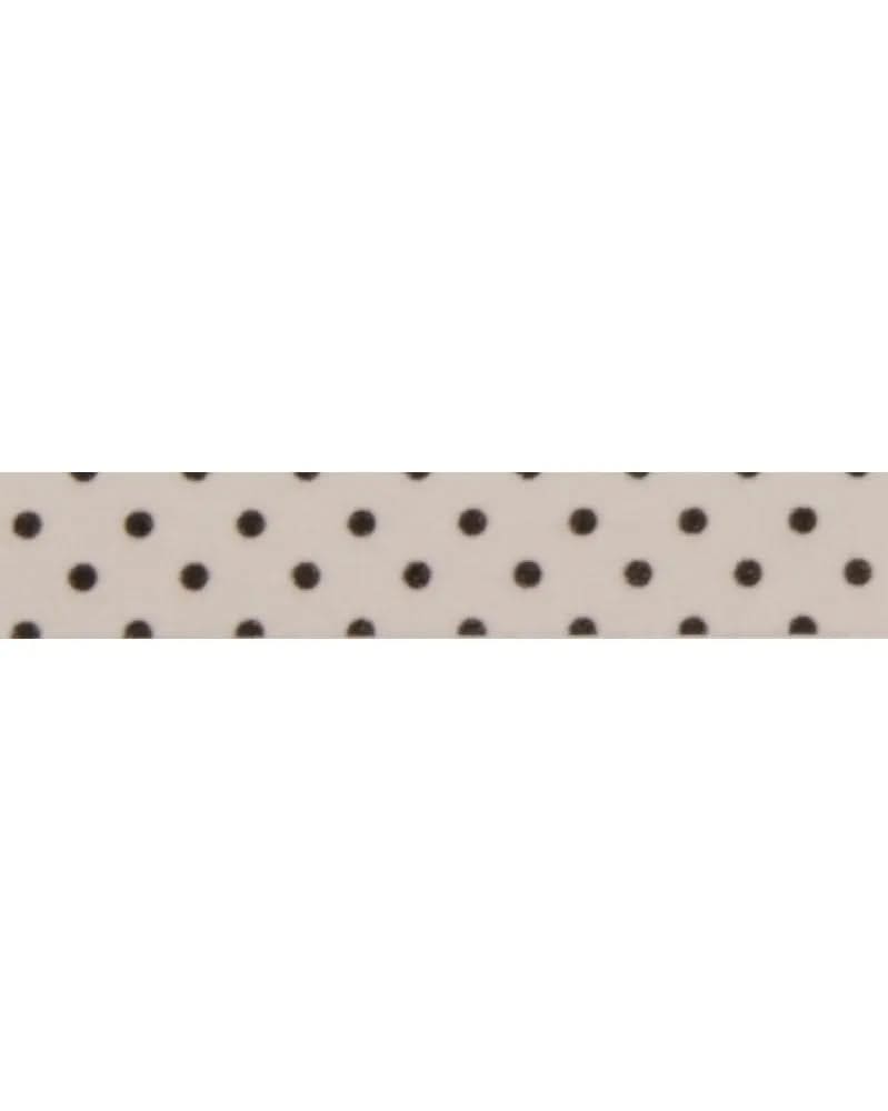 Washi-Tape Gepunktet schwarz 15mmx10m - Kidis Art