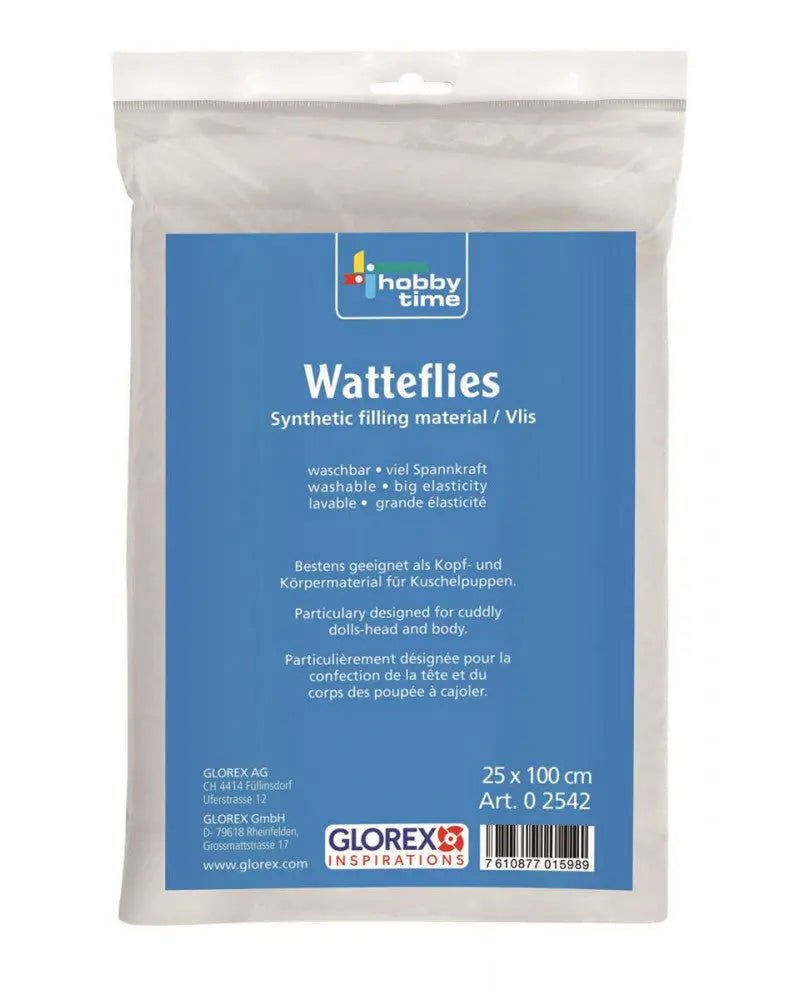 Wattevlies weiss 25x100cm, ca. 250g/m2 - Kidis Art