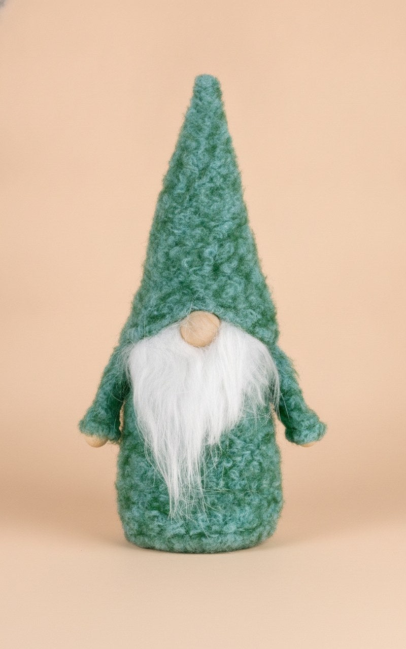 Weihnachtswichtel, Plüsch sort mint/petrol, 12x7,5x23cm - Kidis Art