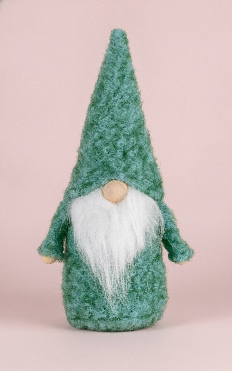 Weihnachtswichtel, Plüsch sort mint/petrol, 12x7,5x23cm - Kidis Art