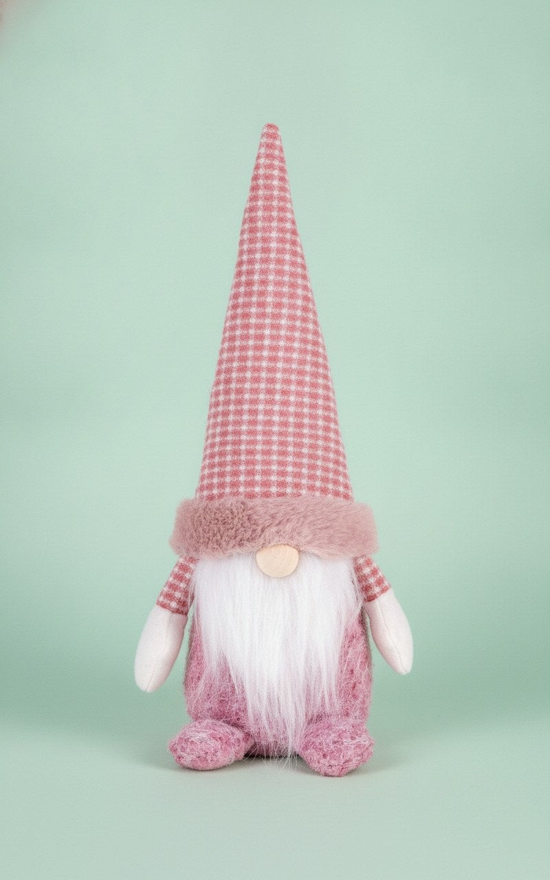 Wichtel sitzend, rosa 10x8x28cm - Kidis Art