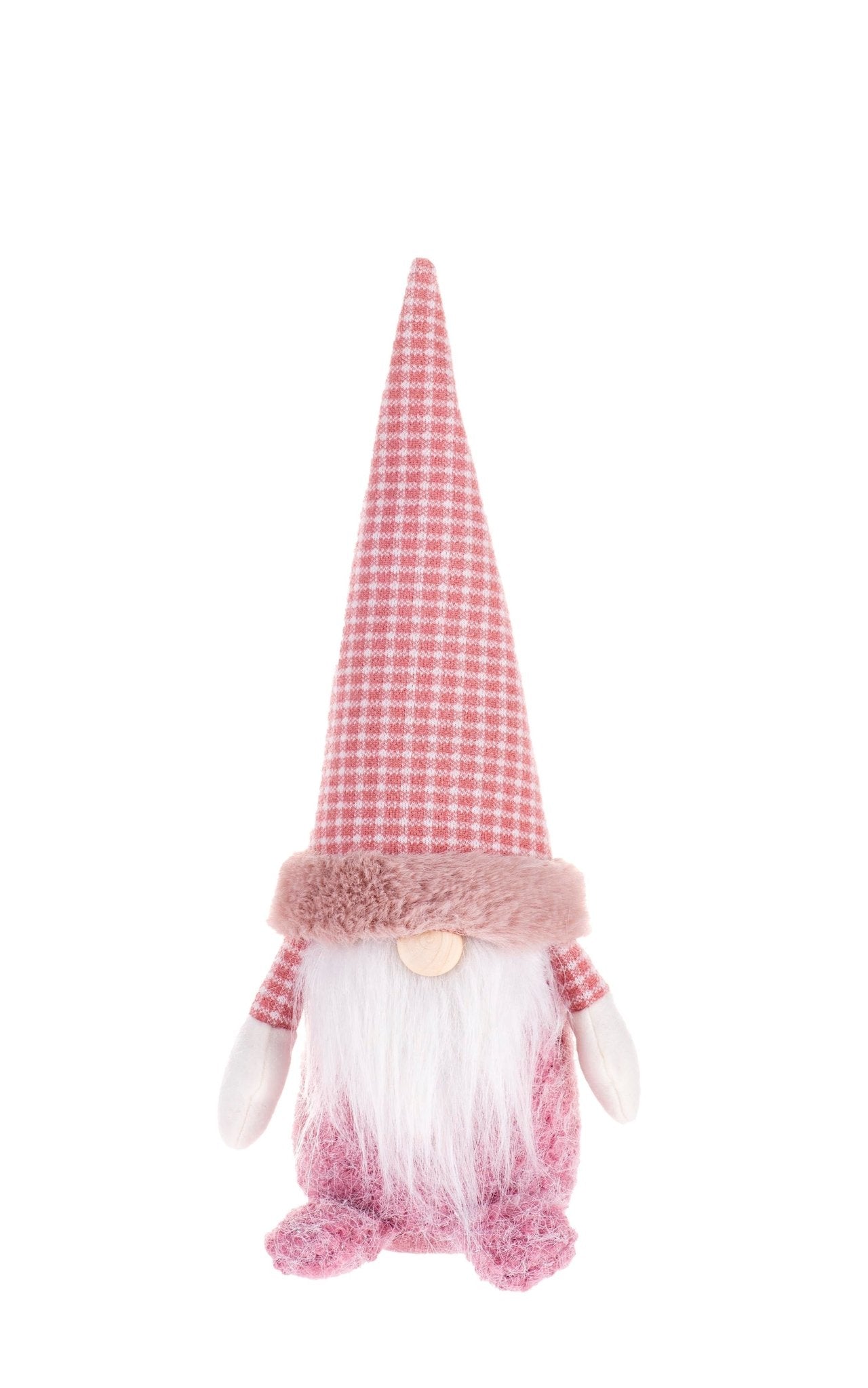 Wichtel sitzend, rosa 10x8x28cm - Kidis Art